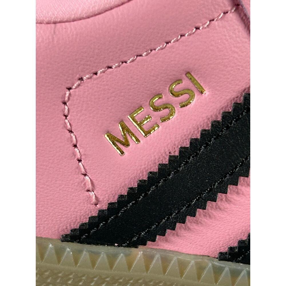 Adidas Samba Messi Pink Black Gum Sneakers Youth 4 Women's 5.5 Soccer Shoes - Picture 5 of 11
